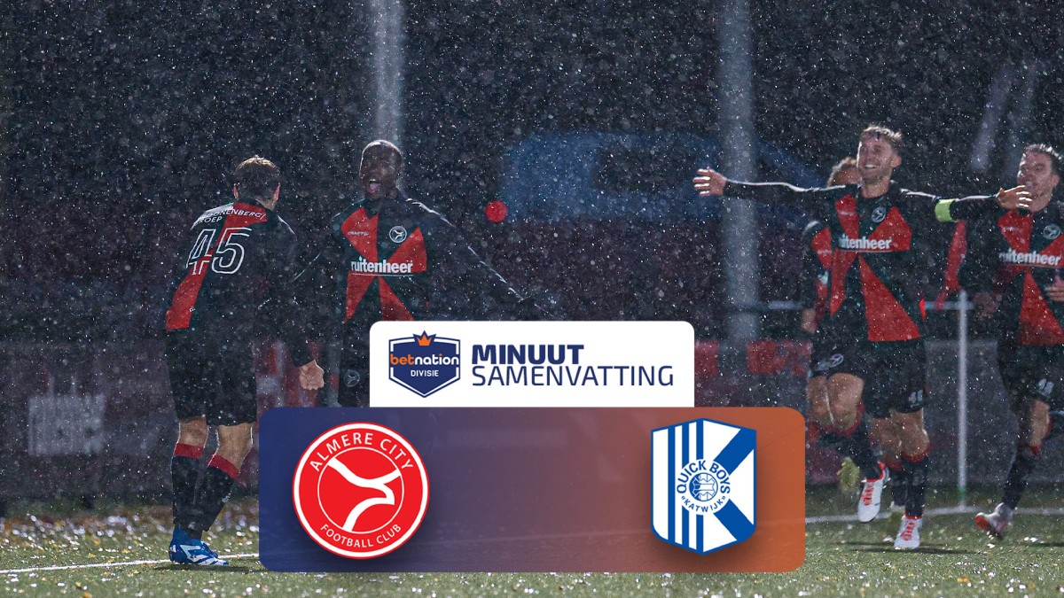 Jong Almere City vs. Quick Boys | Betnation Divisie 23/24 (Minuut
